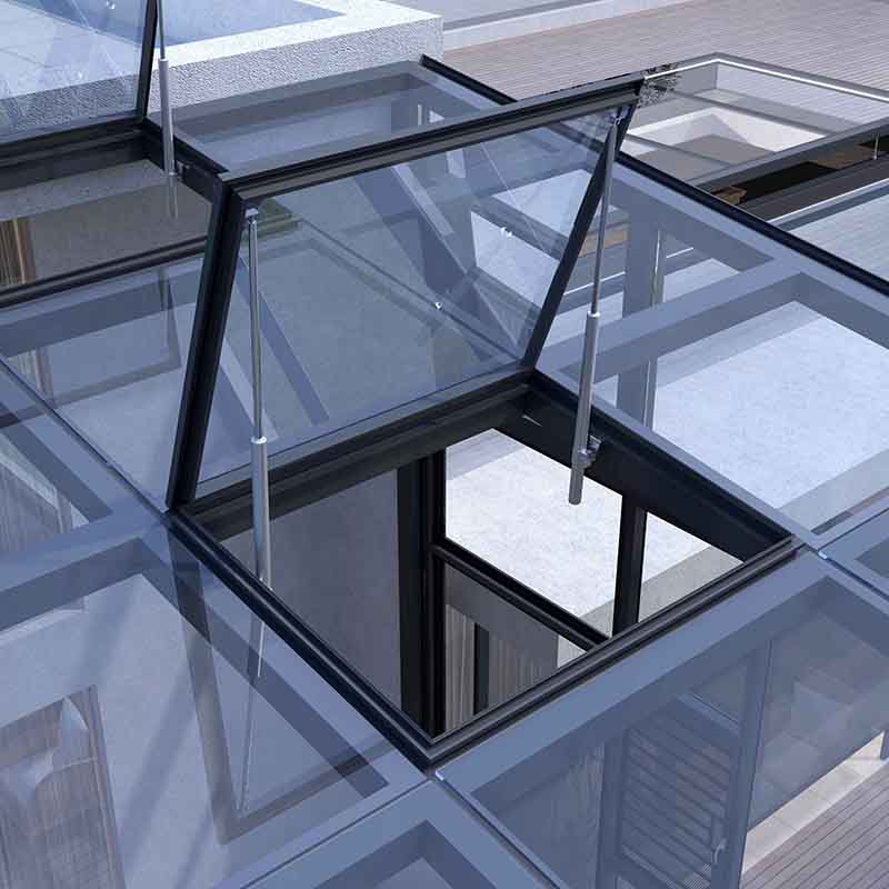 External 90-Degree Twin-Screw Skylight